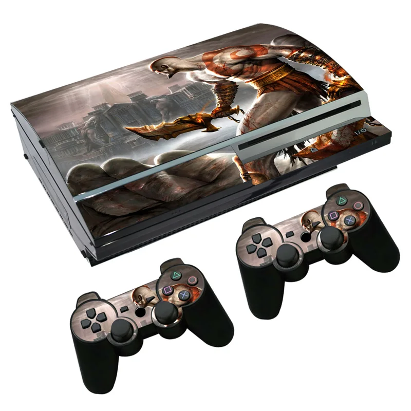 Наклейка God of War для PS3 Fat PlayStation 3 консоль и контроллеры Skins виниловая