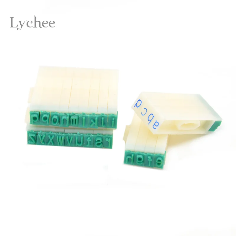 Lychee Life 1 набор Съемные пластиковые резиновые штампы с буквами английского