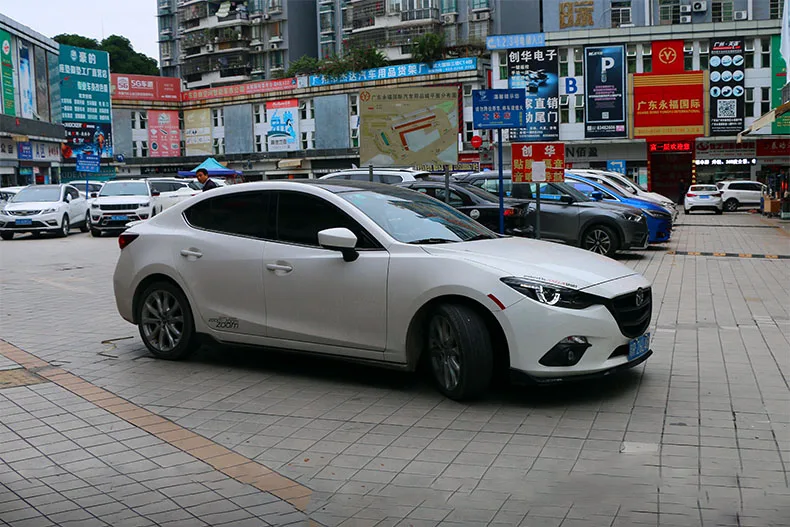 Автомобильный Стайлинг корпус передней фары для Mazda3 mazda 3 Axela фары светодиодный фары DRL Объектив Двойной Луч би-ксеноновых фар, Высокопрочная конструкция