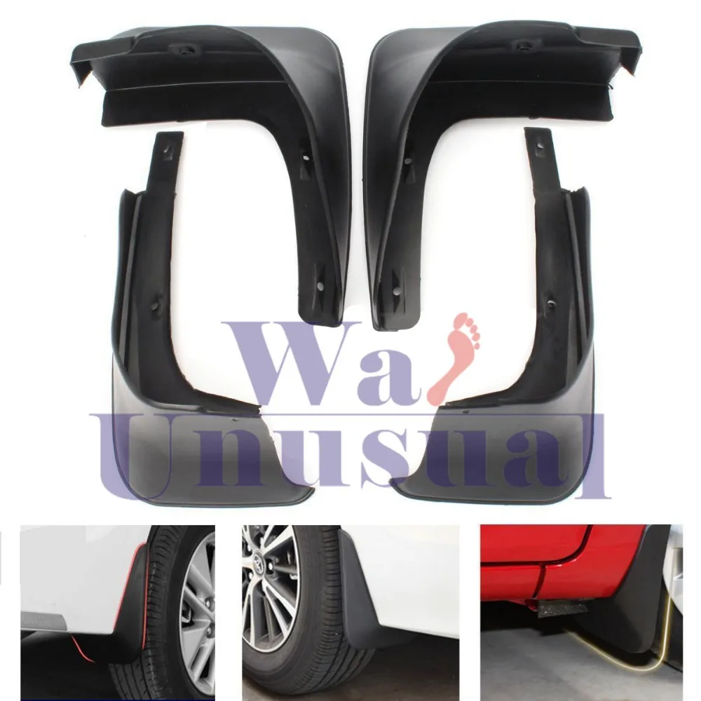 

WANUSUAL 4pcs For Toyota Corolla 2008 2009 2010 2011 2102 2013 Mud Flaps Splash Guard Fender Mudguard