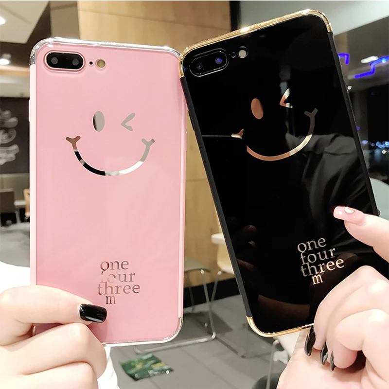 Kerzzil Алмаз перо мультфильм чехол для iPhone 6 S 7 8 Plus X зеркальные телефонные чехлы