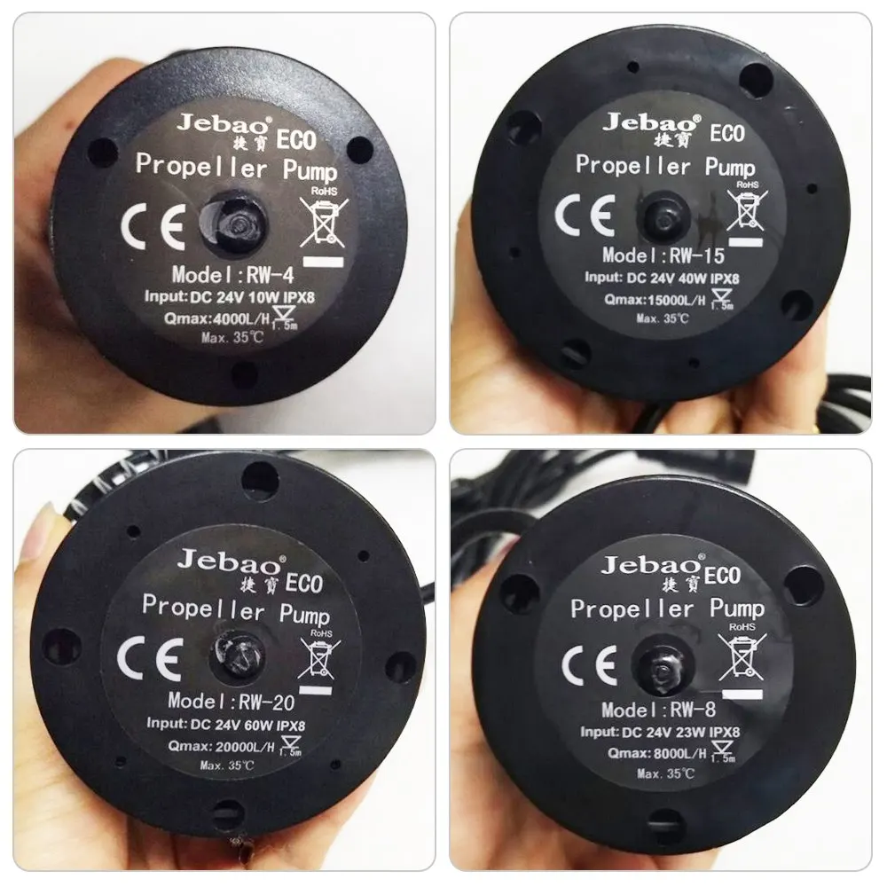 Jebao / Jecod водяной насос 110 ~ 240 В RW4 RW8 RW15 RW20 коралловый для аквариума производство