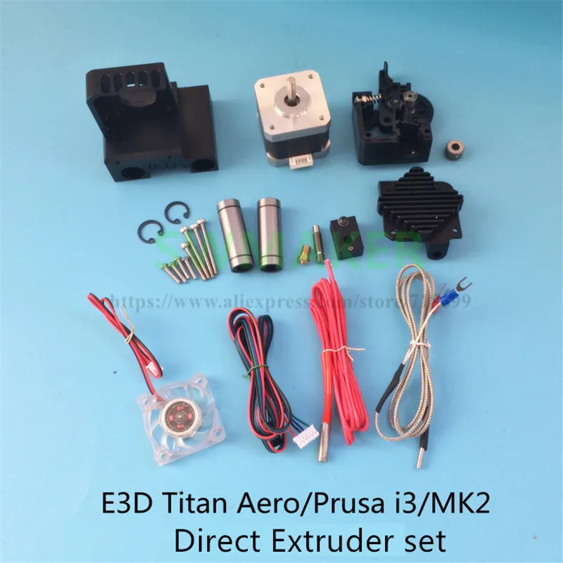 Titan Aero Upgrade Heatsink extruder /V6 PT100 Hotend upgrade kit direct radiator 1.73/3mm for Prusa 3D printer parts | Компьютеры и