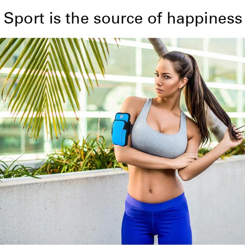 Спортивная повязка на руку для бега тренажерного зала сумка держатель чехол