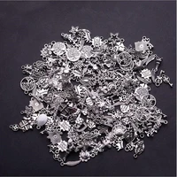 30pcs mixed tibetan silver tone crown key animal charm pendants for bracelet necklace jewelry accessories diy jewelry making
