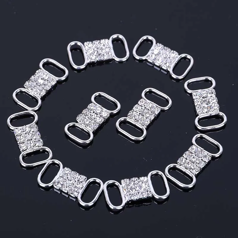 50 шт. Стразы Соединительные элементы для бикини/пряжка металлическая цепочка