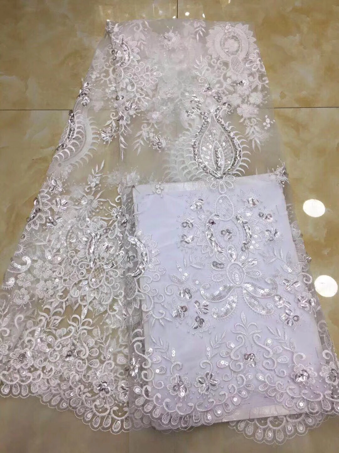 2019 Высокое качество африканская кружевная ткань розовая французская сетка