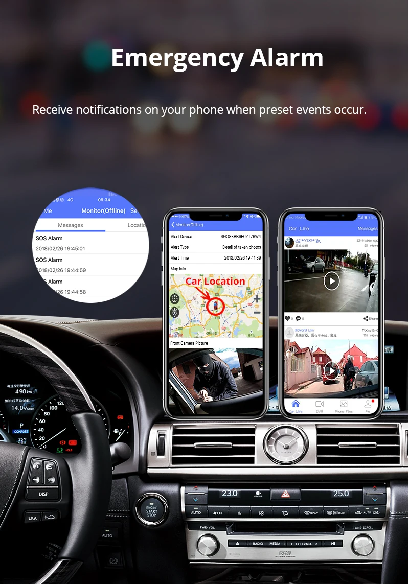 Android 5,1 FHD 4CH камеры Dash Cam 1" четырехъядерный умный мультимедийный зеркало gps Navi ночного видения ADAS 4G wifi удаленный монитор