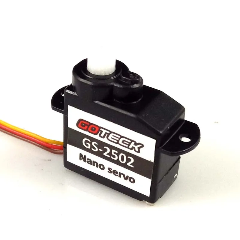 1 шт. GOTECK GS-2502 Nano Servo 2g рулевая передача w JST интерфейс для RC микро крытого самолета двигателя Запасные части