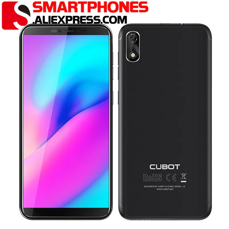Оригинальный Cubot J3 Android Go 18:9 полный Экран 1 Гб оперативной памяти 16 встроенной 5 0