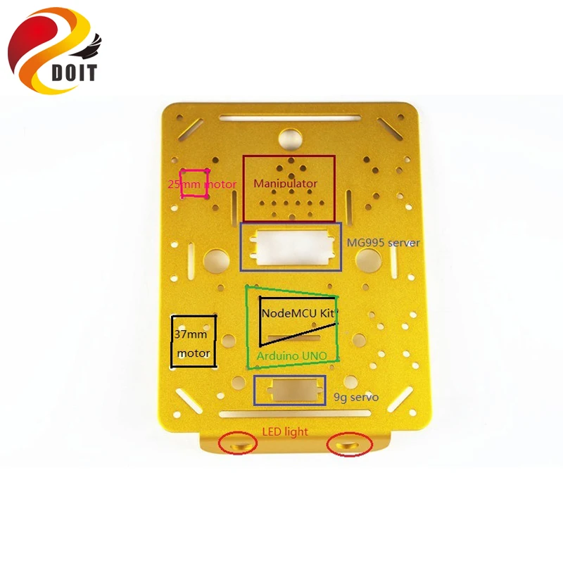 Рамка металлической панели для полноприводного автомобиля шасси танка