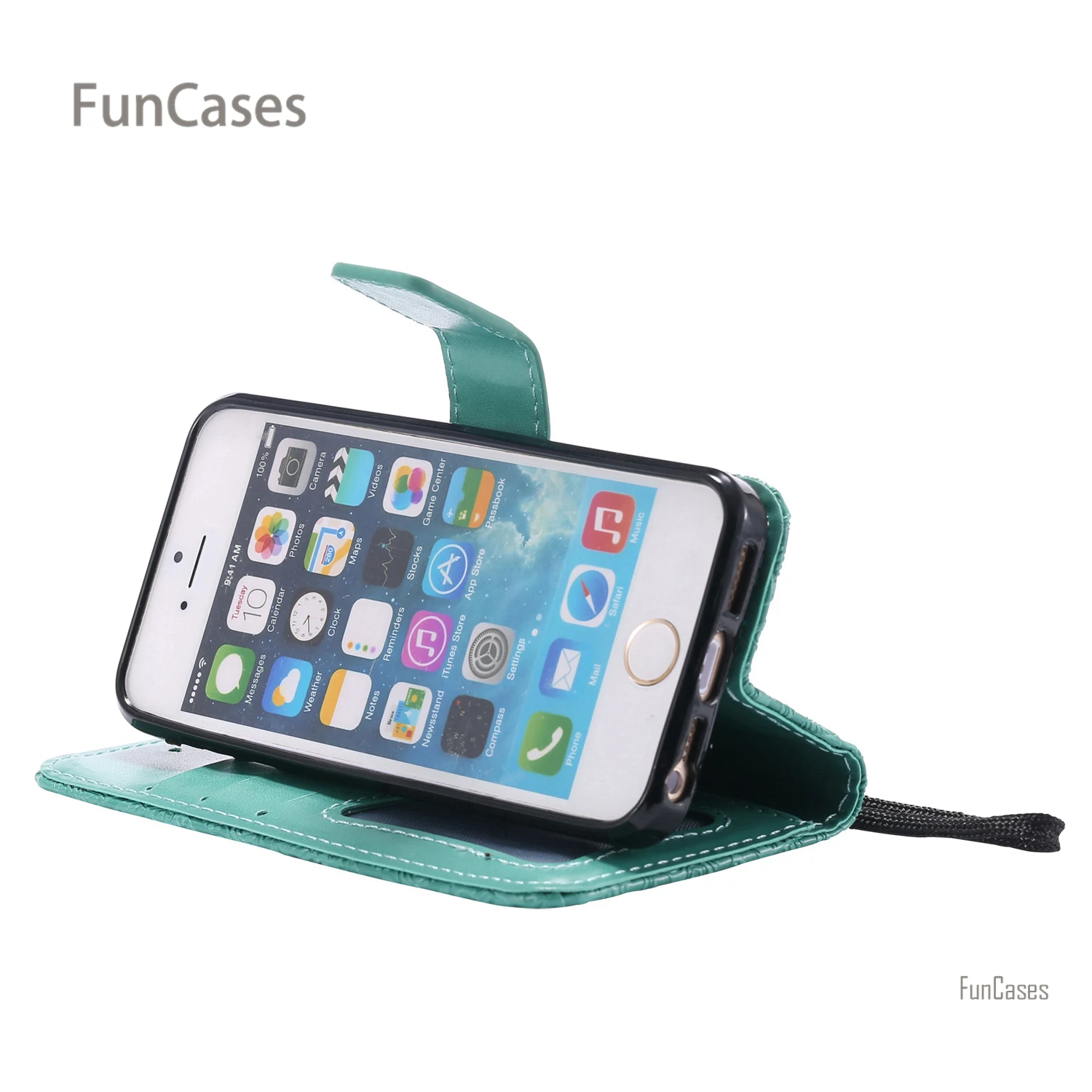 Лоза Стиль чехол на магнитном замке Капа iPhone 5 из искусственной кожи Сумка Carcasas