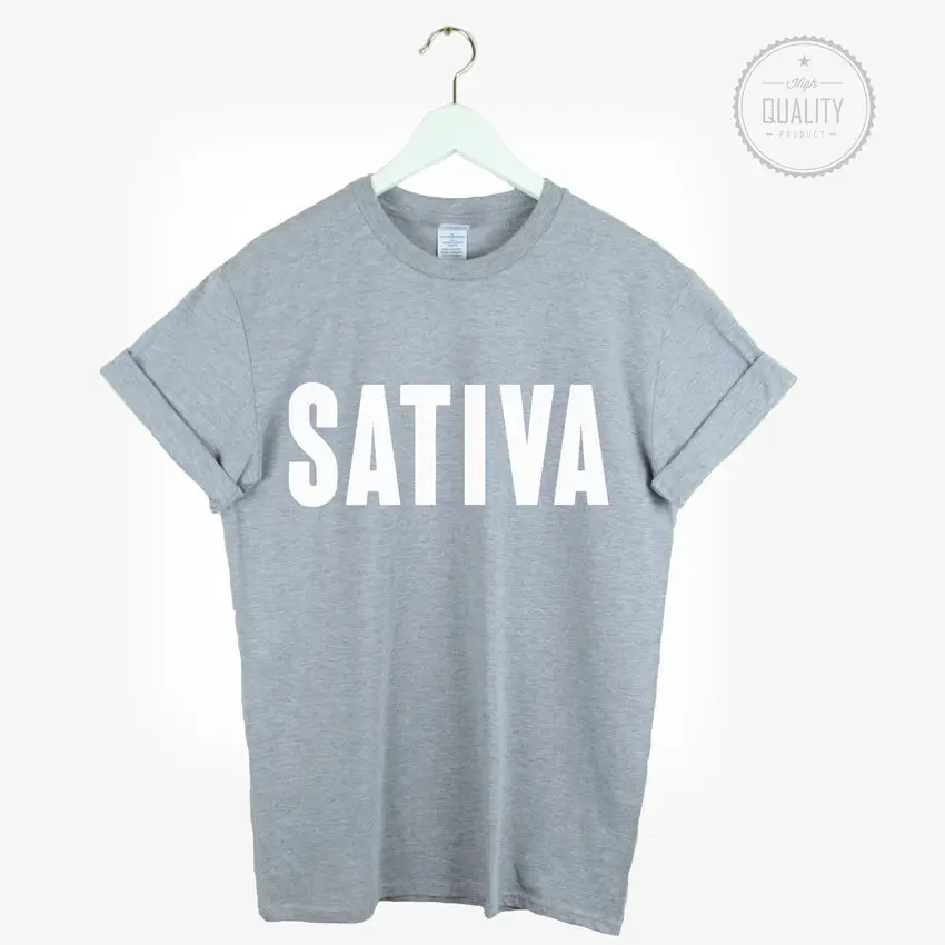 SATIVA/футболка с сорняком Марихуана, хипстер, с надписью LOVE DOPE SWAG HIGH TUMBLR, подарок унисекс, футболка, подарок, больше размеров и Colors-B056