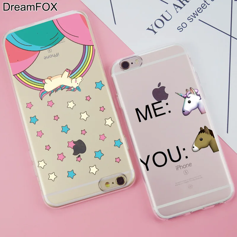 L281 Модный Милый Мягкий ТПУ силиконовый чехол с единорогом для Apple iPhone 11 Pro X XR XS Max 8 7