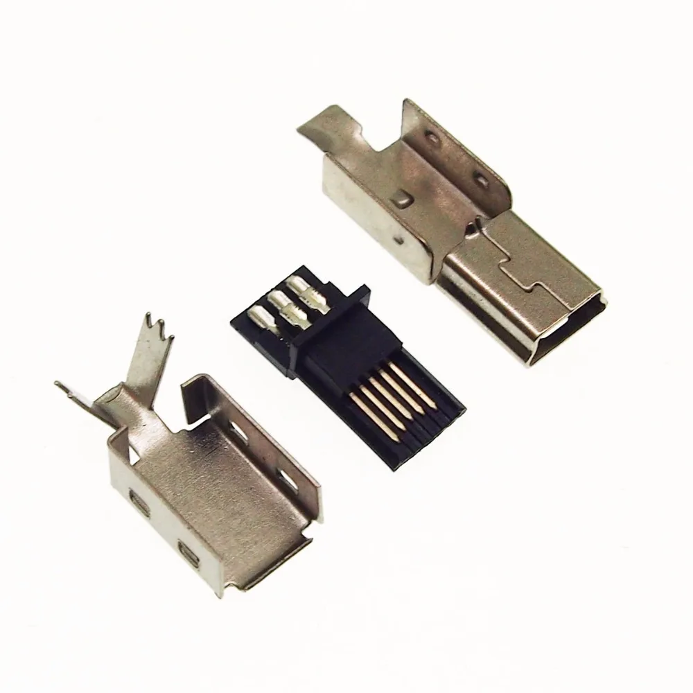 100 набор 3 в 1 DIY мини usb Коннектор со штепсельной вилкой|usb cf card reader|usb cable for ipod