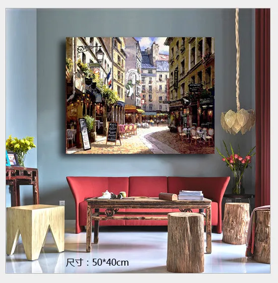 HD холст Настенная картина современные городские сцены ландшафт декоративное
