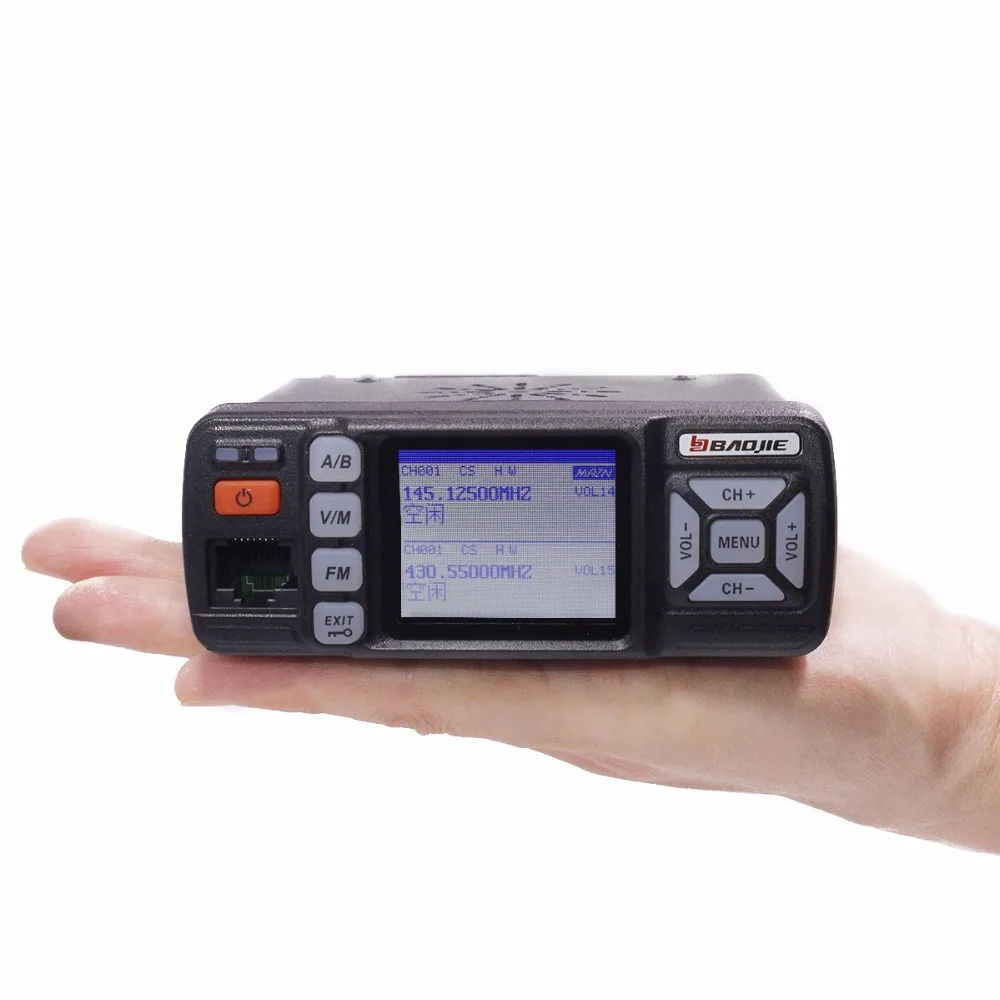 Портативная рация Baojie Двухдиапазонная VHF UHF портативная высокой мощности 20/25 Вт
