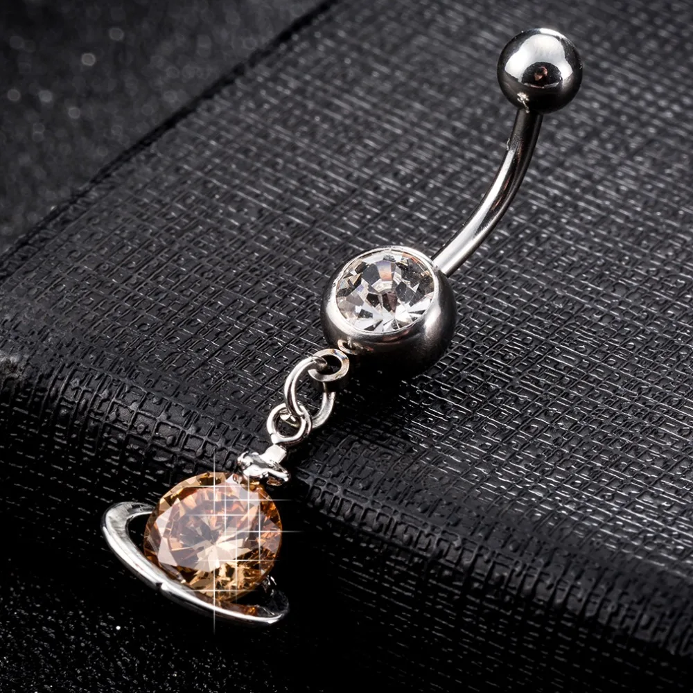 Colourful crystal zircon Surgical Steel Belly Button Rings Sexy Dangle Navel Piercing Rhinestone Body Jewelry 2019 fashion | Украшения и
