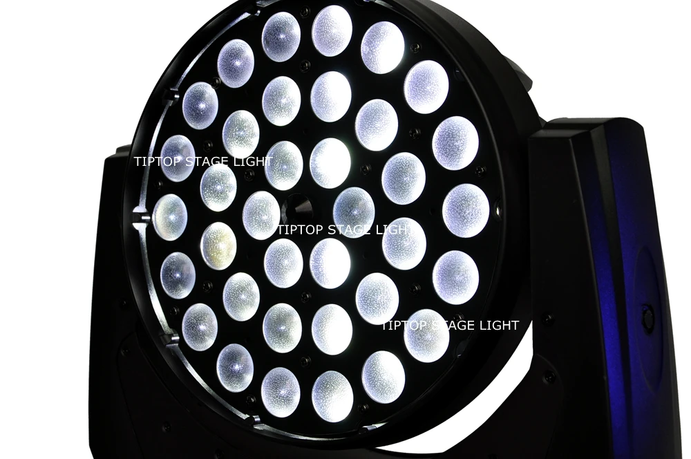 

TIPTOP Hot Sales 8 Packs 36 x 10 Watt RGBW Pro Quad Color Led Zoom Moving Head Light Stage Wall Washing DJ Equipment Smooth Zoom