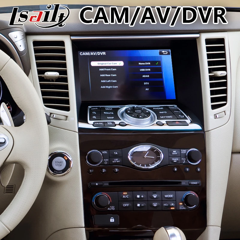 Android 7,1 автомобильный gps-навигатор для Infiniti QX70- год, мультимедийный видео интерфейс