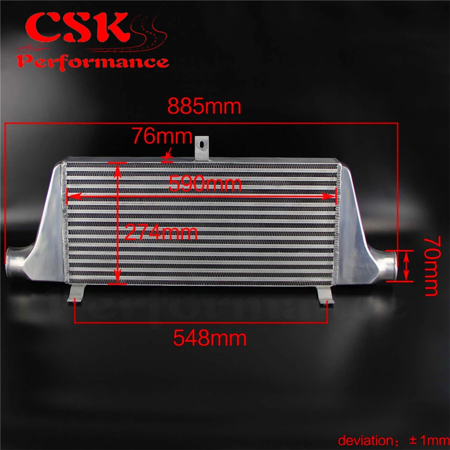 Высокопроизводительный тюнинговый интеркуллер FMIC подходит для Nissan Silvia S14 S15 SR20DET