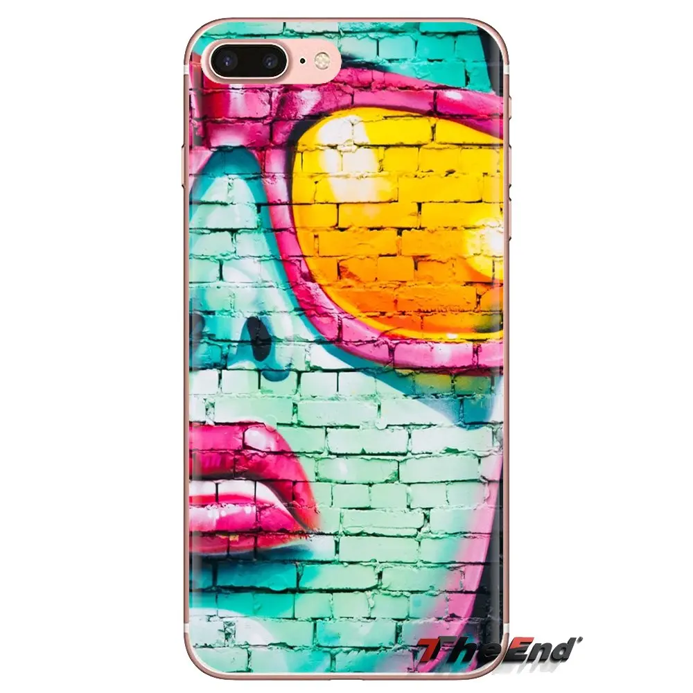 Soft Transparent Cases Covers Graffiti Wallpaper For Xiaomi Mi4 Mi5 Mi5S Mi6 Mi A1 A2 5X 6X 8 9 Lite SE Pro Max Mix 2 3 2S |