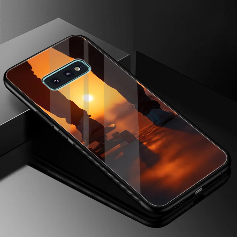 Gerleek стекло ТПУ спортивный скейт доска чехол для Samsung S7 Edge S9 S8 Plus Note 8 9 S10 | Мобильные