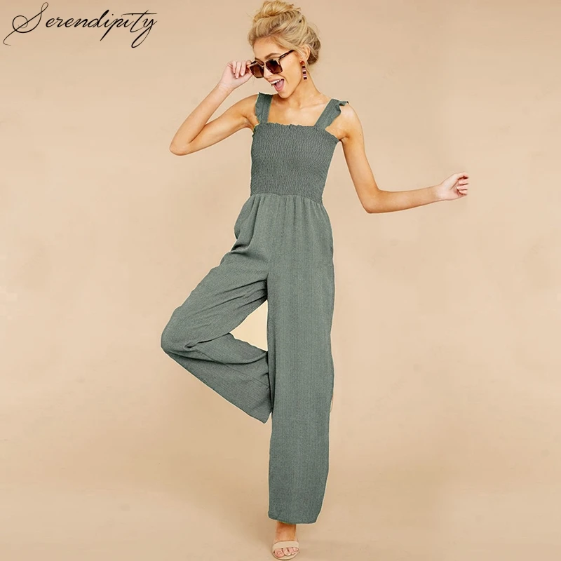 Повседневный красный женский длинный комбинезон и летний элегантный с открытой