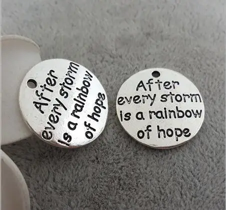 

20 шт./партия, круглые надписи «Hope», 22 мм