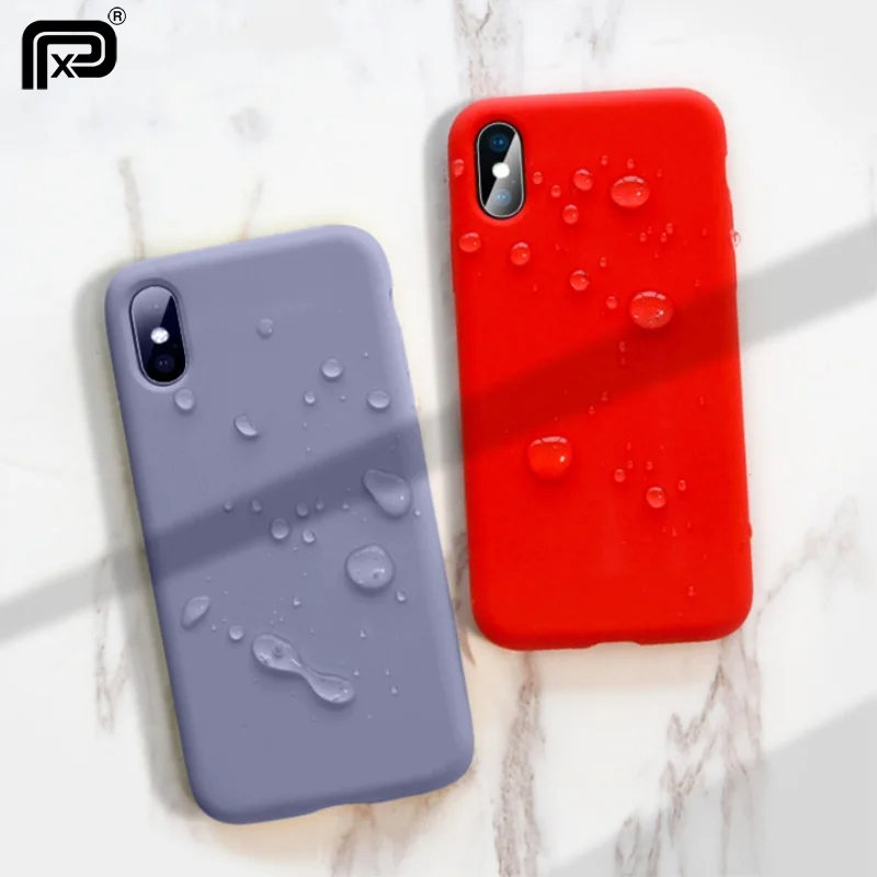 Жидкий силиконовый чехол для iPhone SE 2020 Xs max Xr X 6 6S 7 8 Plus 11Pro мягкий Fundas |