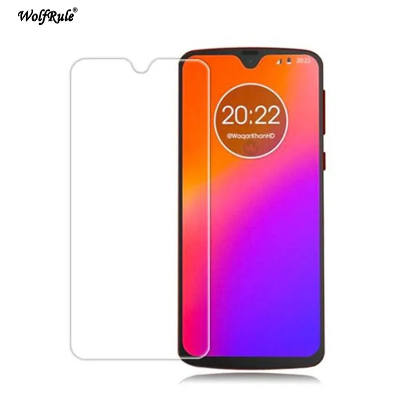 2 piezas de vidrio Protector de pantalla para Moto G7 vidrio templado para Motorola Moto G7 vidrio Protector Anti ara&ntilde;azos para Moto G7-0