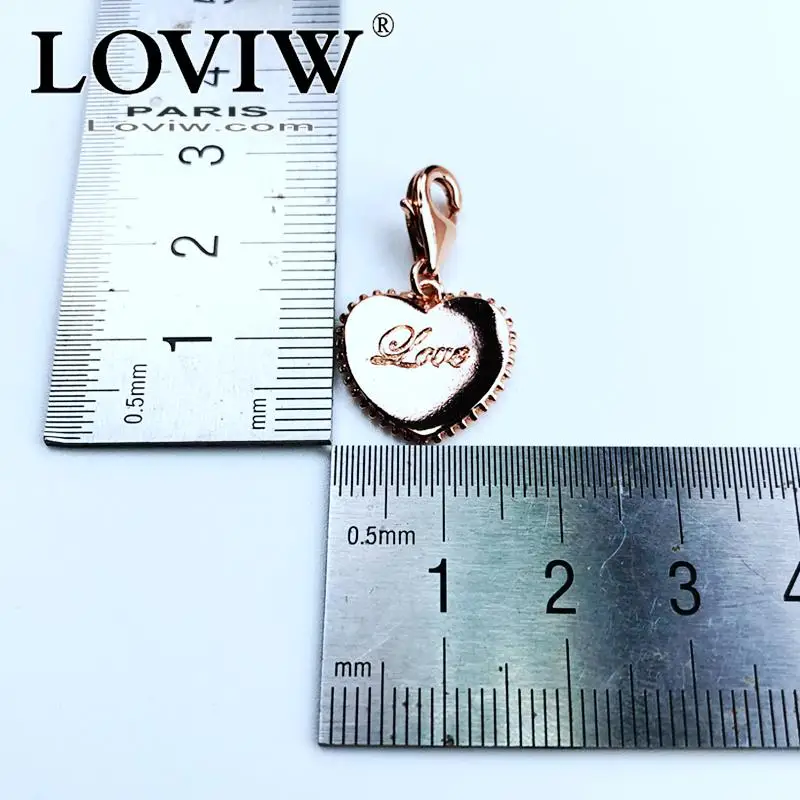 Очаровательная подвеска розовое Золотое сердце модное ювелирное изделие