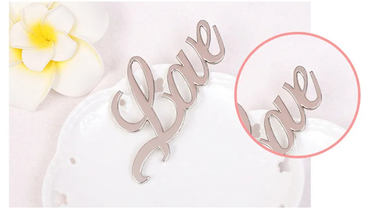 New product 300 pieces / party Wedding gifts Gifts Metal Beer LOVE Bottle Opener Party Decoration Gift for Guest | Дом и сад