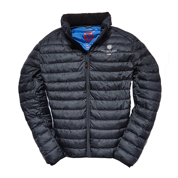 Black TIGER FORCE Мужские Куртки Модные Стеганая Куртка Био-Пух Хлопковая Куртка Весна Лёгкая Куртка Потайной Капюшон Верхняя Одежда - Цвет: Black
