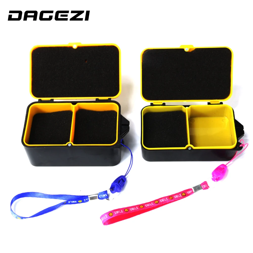 DAGEZI высокого качества ABS Пластик двойной Слои червь земляной наживка приманка