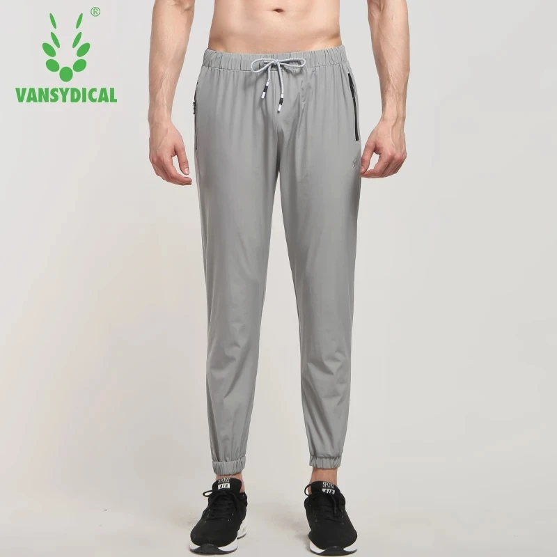 Мужские спортивные штаны Vansydical летние быстросохнущие дышащие для фитнеса