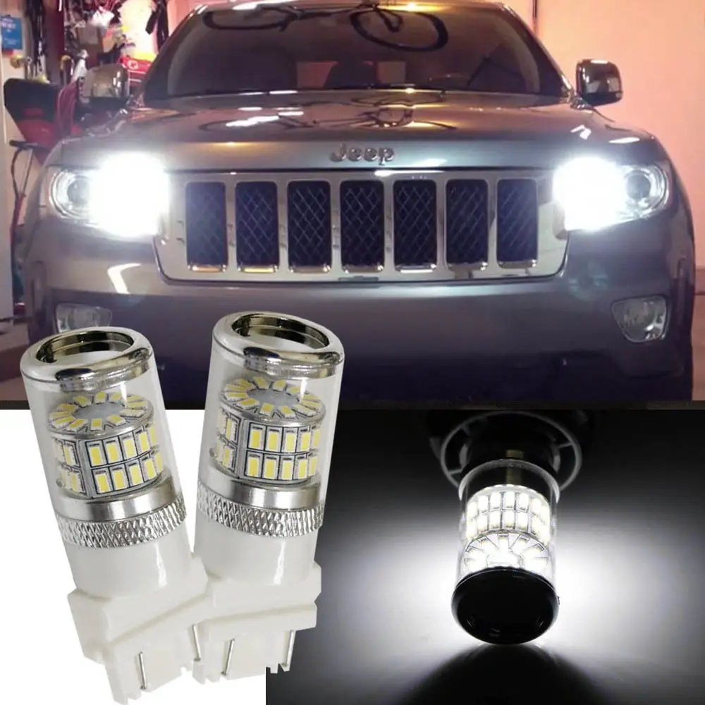 2x безошибочный светодиодный дневный ходовой светильник DRL лампа для Jeep Grand Cherokee
