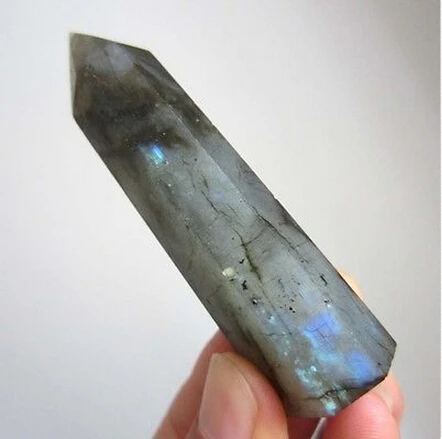 Натуральный красивый лабрадоритовый кварц кристаллическая палочка|crystal wand sex