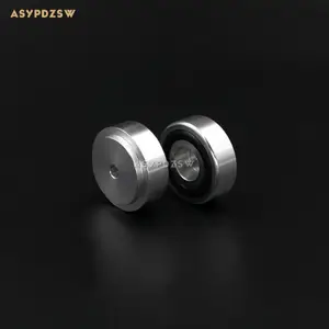 4 шт. 30*13 классический серебристый алюминиевый аудио усилитель динамик амортизирующие колодки подставки для компьютера