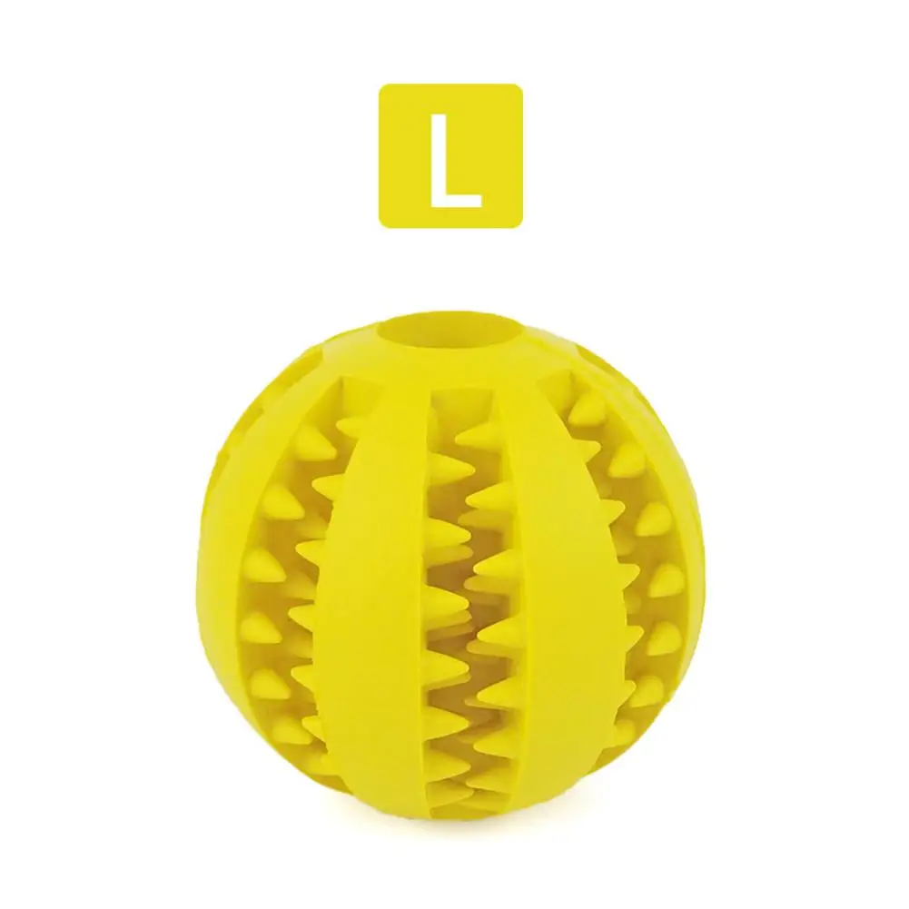 Toys for Dogs Rubber Dog Ball For Puppy Funny Pet Puppies Large Tooth Cleaning Snack Toy Products | Дом и сад