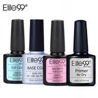 elite99 10ml no wipe top coat uv gel polish strengthen nail primer cleaning top base coat soak off uv led lamp nail art manicure