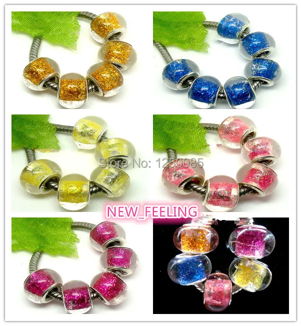 50 шт. красивые разноцветные яркие блестящие стеклянные бусины в европейском