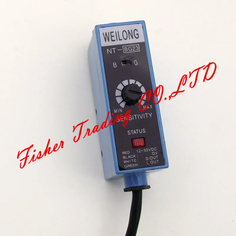 

NT-BG22 NT-BG23 с цветным кодом для упаковочных машин, металлический фотоэлектрический светильник с регулировкой источника/синий и зеленый