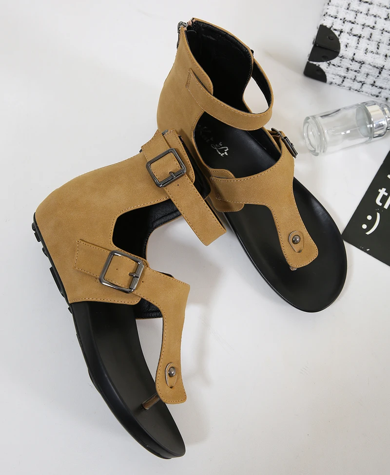 Sandalias Mujer; коллекция года; женские сандалии на плоской подошве; модные шлепанцы; повседневная обувь на плоской подошве; летние женские сандалии; сандалии-гладиаторы на плоской подошве
