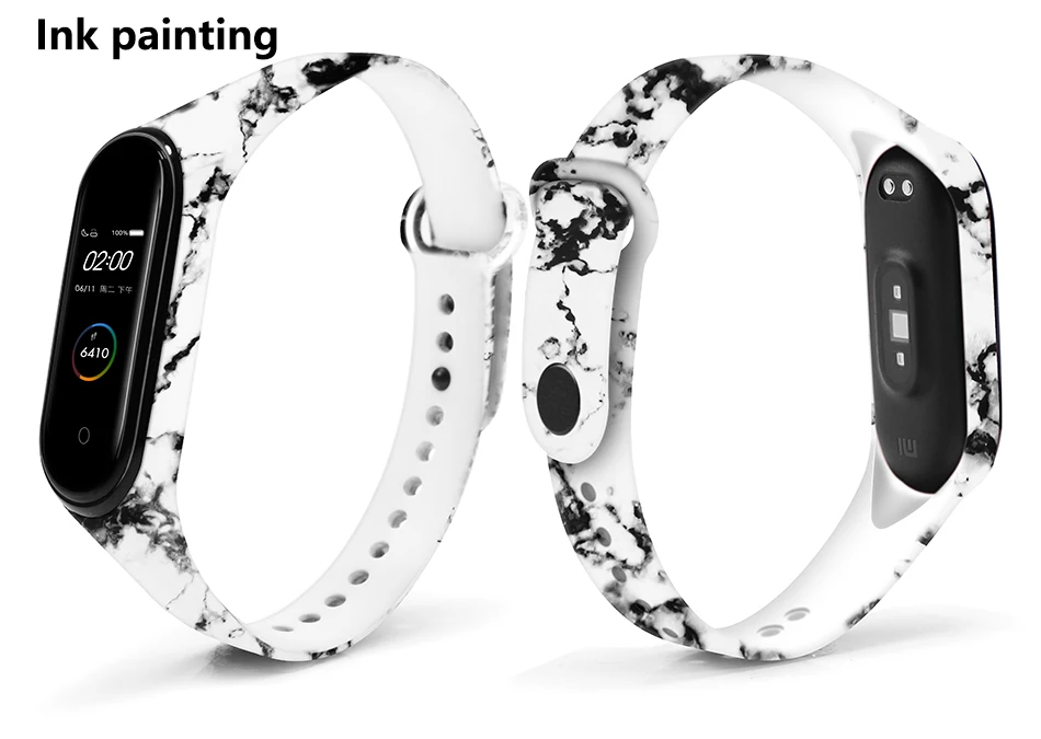 BOORUI Универсальный Miband 3 4 ремешок pulsera inteligente ремешок для xiaomi mi3 mi4 смарт-браслеты с разнообразными цветами