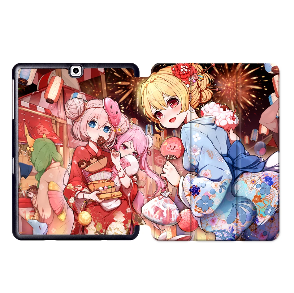 SS08 MTT чехол с рисунком аниме для samsung Galaxy Tab S2 9,7 ''чехол SM-T810 T813 T815 T819 из искусственной кожи трехслойный смарт-чехол флип-чехол для планшета - Цвет: SS08