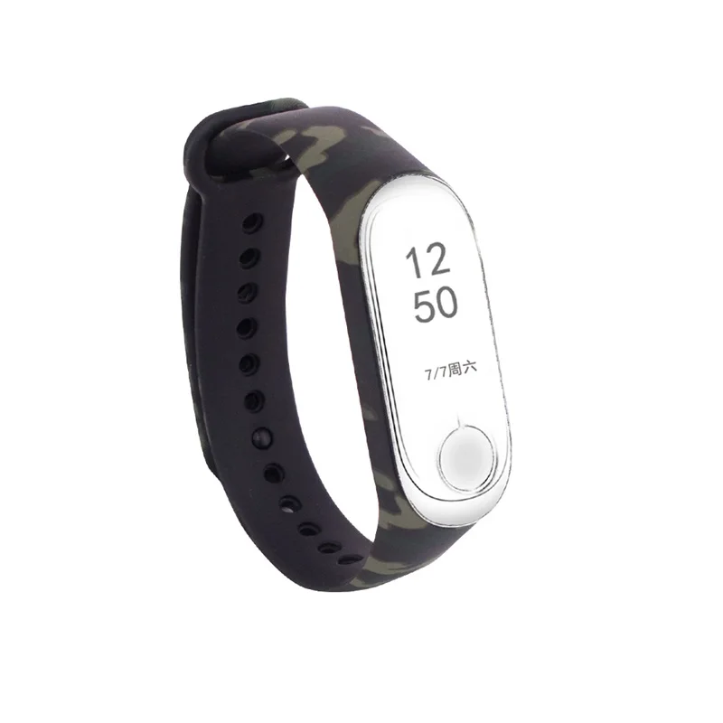 25 FIFATA для Xiaomi Mi Band 4 камуфляжная Замена для силиконового ремешка браслет на запястье умные аксессуары для Xiaomi Mi Band 3 - Цвет: 25