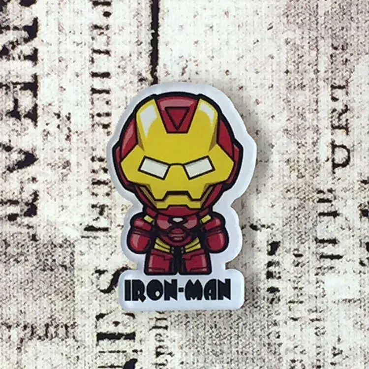 1 шт. Мстители Человек паук Железный человек крутая икона Harajuku акриловые значки