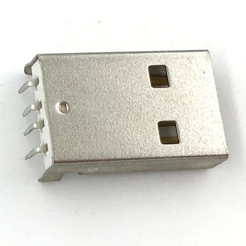 Изогнутая белая USB штепсельная Вилка 10 шт./лот|Соединители| |