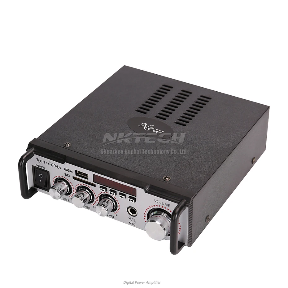 Автомобильный усилитель мощности цифровой аудиоплеер с поддержкой USB SD MP3 FM CD DVD MIC